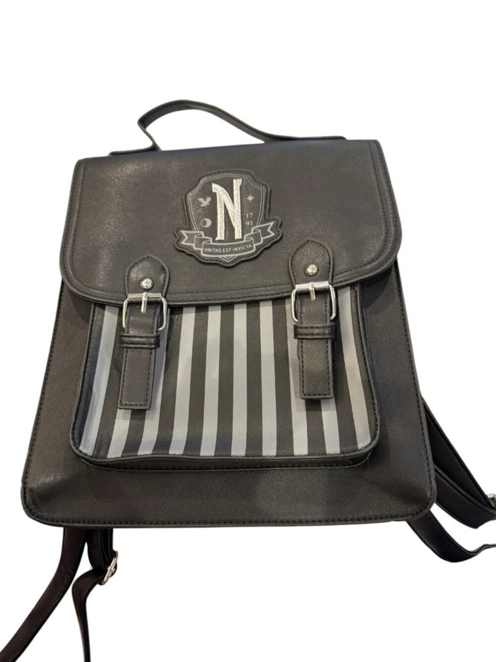 Wendesday Addams The Addams Family Nevermore Academy Large Backpack Gothic NWOT